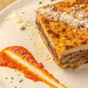 Greek traditional moussaka